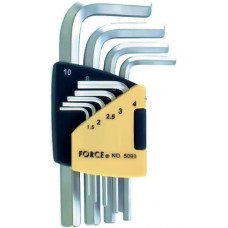 Σετ 9 κλειδιών άλλεν σε πλαστική θήκη 1,5 - 10 χιλιοστά Σετ 9 κλειδιών άλλεν σε πλαστική θήκη 1,5 - 10 χιλιοστά